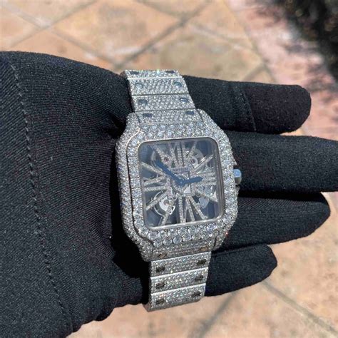 bust down watches iced out